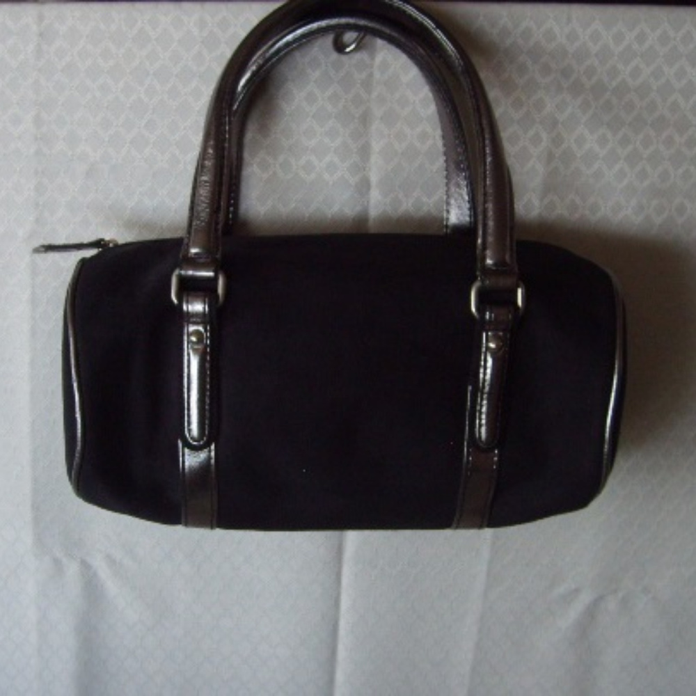 Bag Victoria's Secret Ultra Suede Black/Metallic Trim - Picture 3 of 4